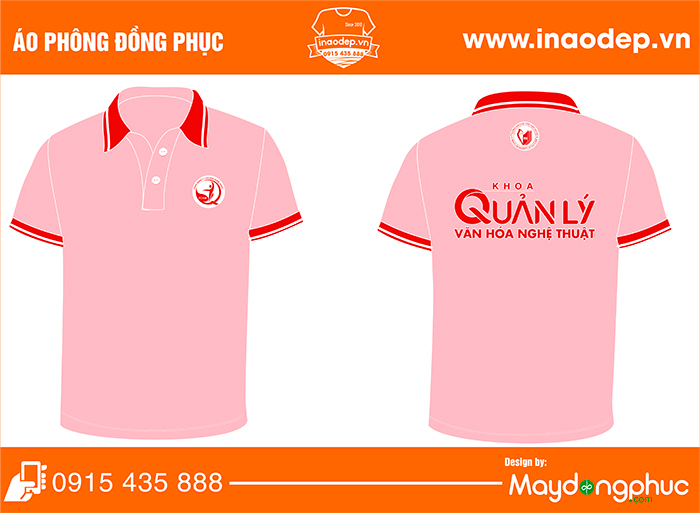 May áo phông Khoa quản lý văn hóa nghệ thuật | May ao phong dong phuc