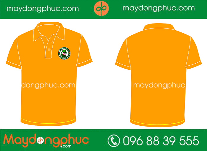 May áo phông màu cam Học kỳ quân đội 2023 | May ao phong dong phuc