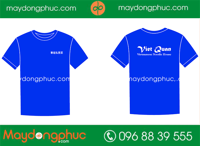 May áo phông Nhà hàng Viet Quan | May ao phong dong phuc