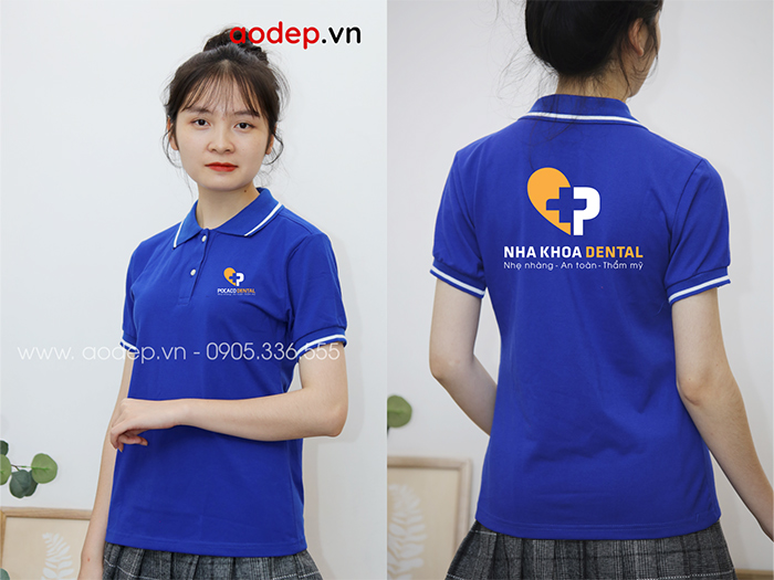 May áo phông Nha khoa Dental | May ao phong dong phuc