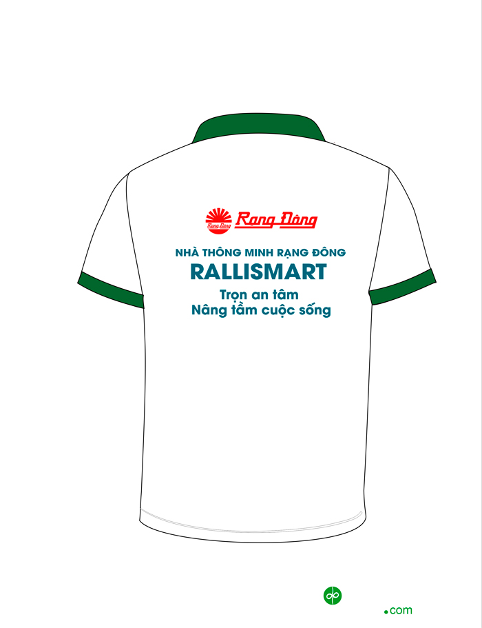 May áo phông Nhà thông minh Rạng Đông RalliSmart | May ao phong dong phuc