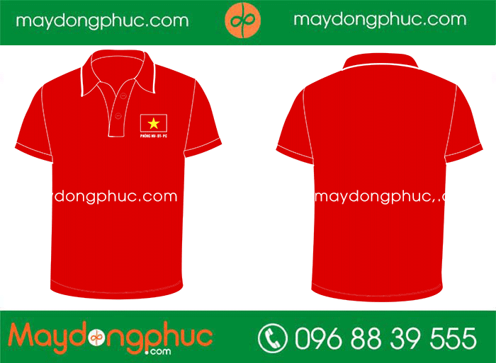 May áo phông Phòng NV - DT - PC | May ao phong dong phuc