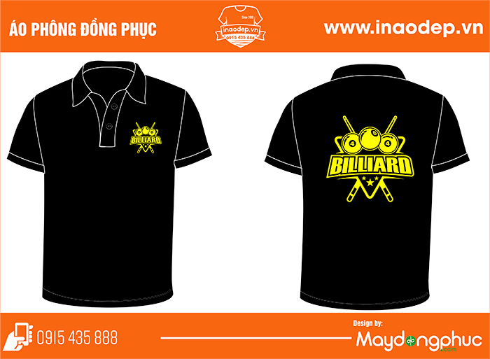 May áo phông Quán 484 Billards | May ao phong dong phuc