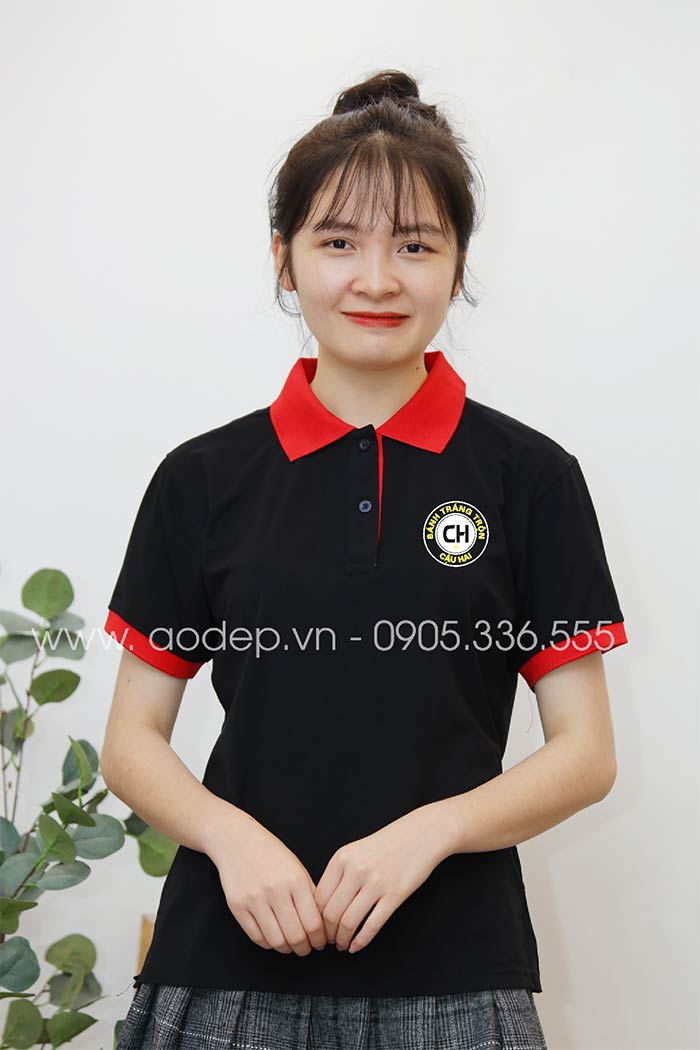 May áo phông Quán Bánh tráng trộn Cậu Hai | May ao phong dong phuc
