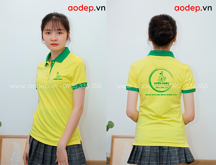 May áo phông Quán Cafe Vườn Xoài | May ao phong dong phuc