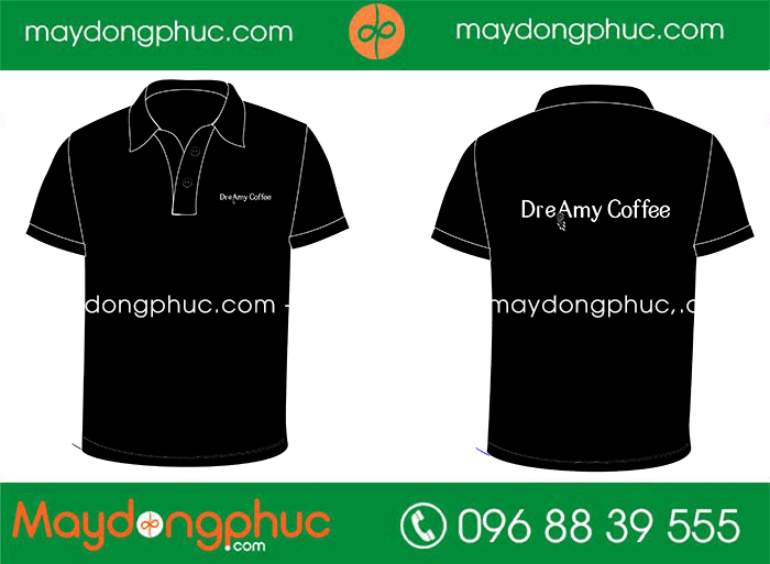 May áo phông Quán DreAmy Coffee | May ao phong dong phuc