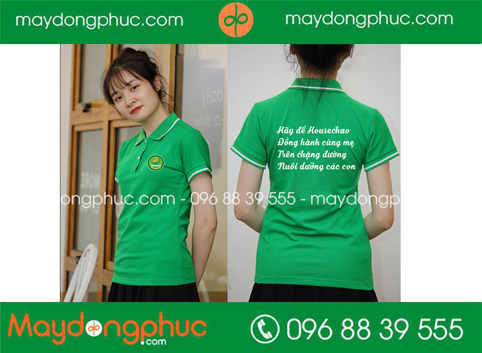 May áo phông Quán Housechao | May ao phong dong phuc