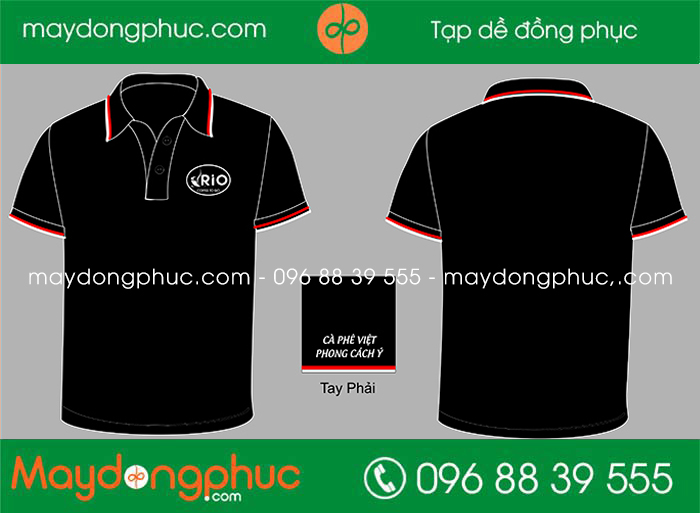 May áo phông Quán RIO | May ao phong dong phuc