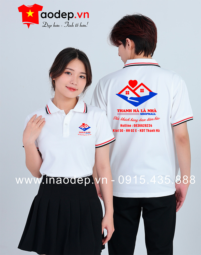 May áo phông Shopmall Thanh Hà Là Nhà | May ao phong dong phuc