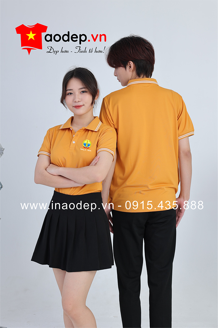 May áo phông đồng phục T3 - 2024 | May ao phong dong phuc
