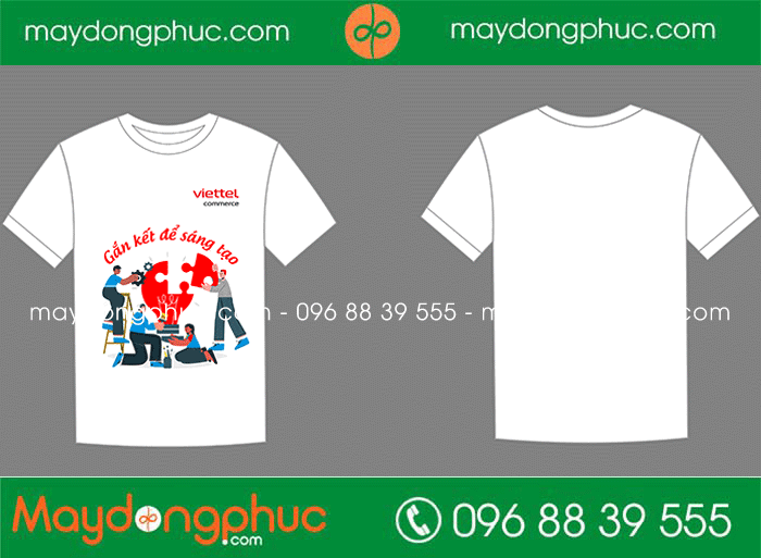 May áo phông Tập đoàn Viettel | May ao phong dong phuc