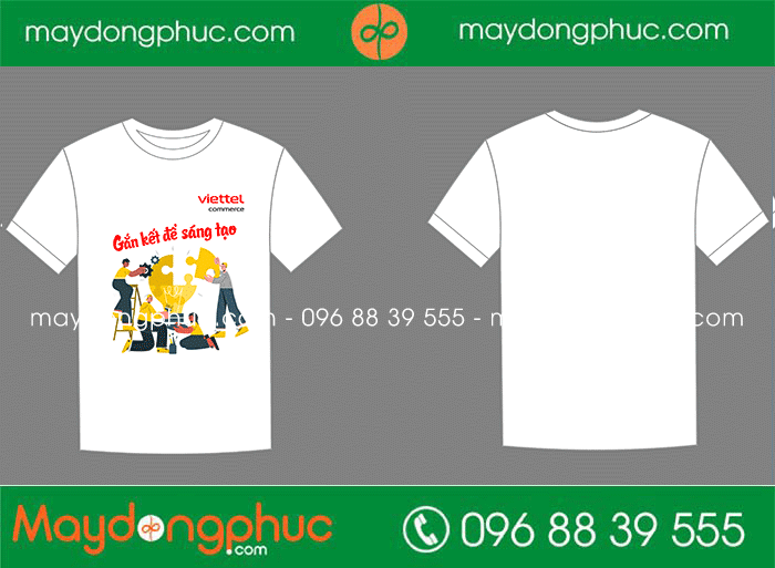 May áo phông Tập đoàn Viettel | May ao phong dong phuc