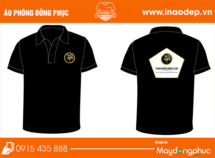 May áo phông Thanh Giong Horse Club | May ao phong dong phuc