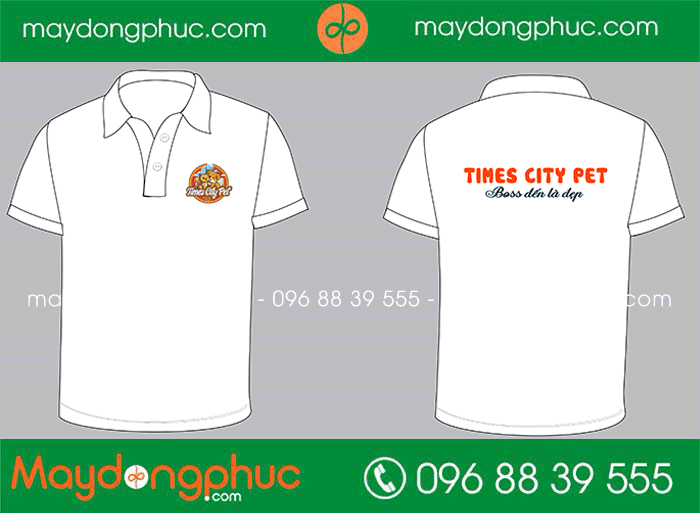 May áo phông Times City Pet | May ao phong dong phuc