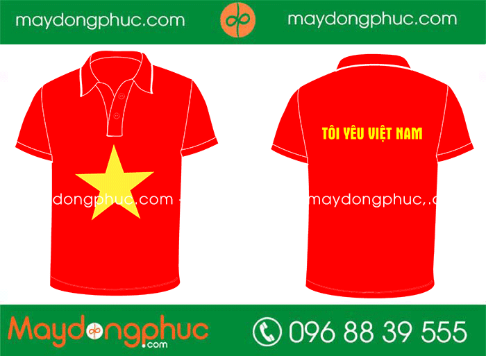 May áo phông Tôi yêu Việt Nam | May ao phong dong phuc