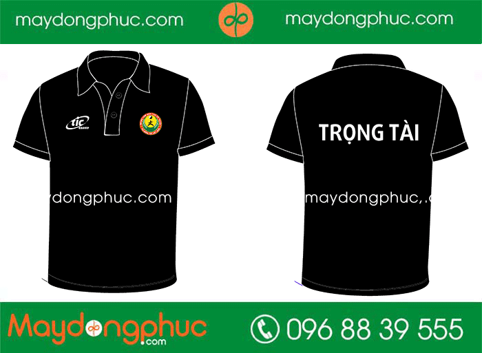 May áo phông Trung tâm đào tạo võ thuật - Trọng tài | May ao phong dong phuc
