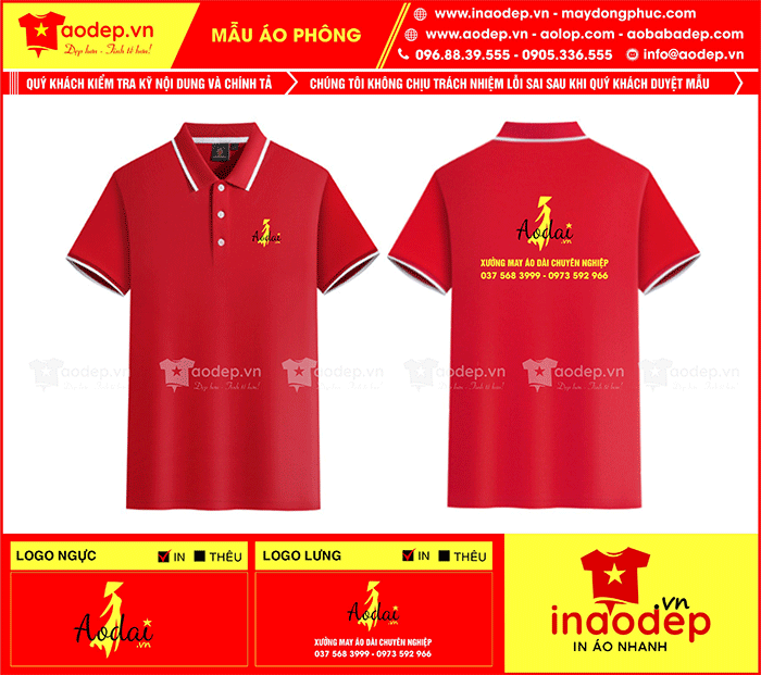 May áo phông Xưởng may áo dài chuyên nghiệp | May ao phong dong phuc