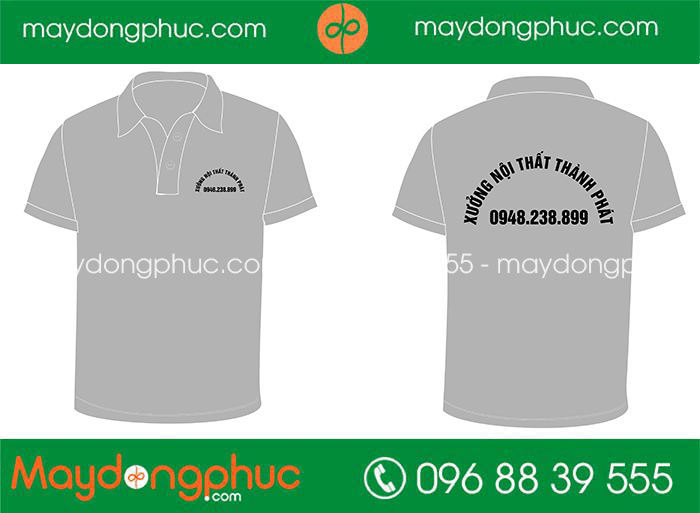 May áo phông Xưởng nội thất Thành Phát | May ao phong dong phuc