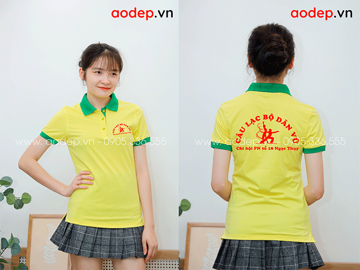 May áo polo Câu lạc bộ Dân Vũ | May ao phong dong phuc
