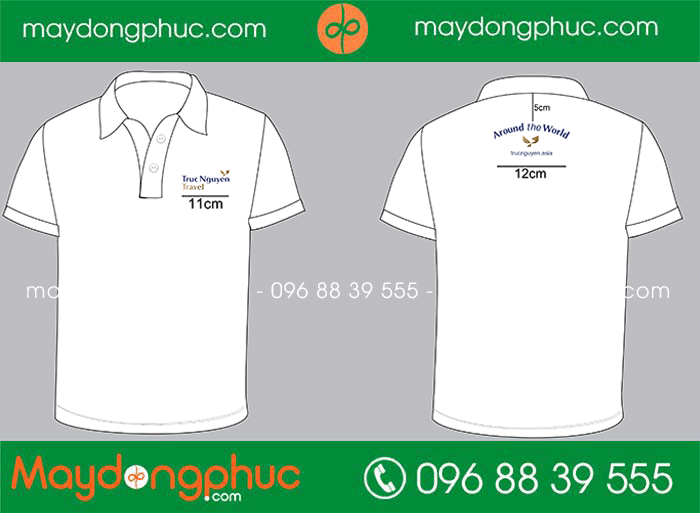 May đồng phục công ty Truc Nguyen Travel | May ao phong dong phuc