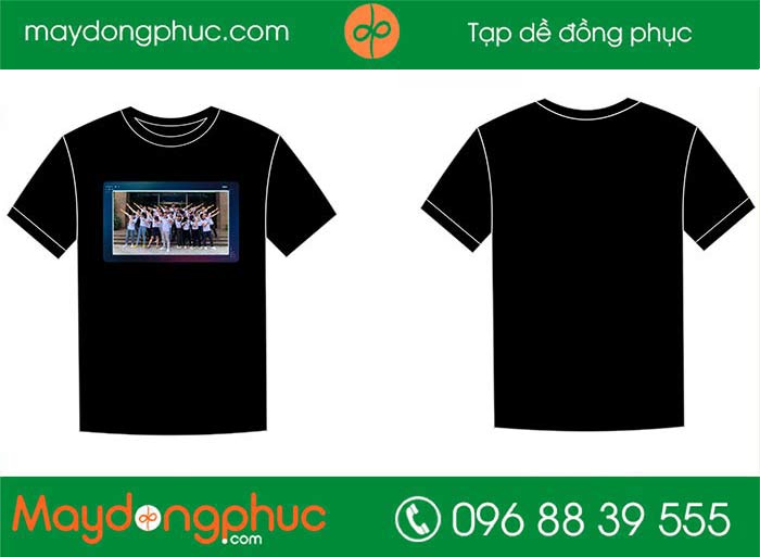 May ảnh lên áo phông đồng phục | May ao phong dong phuc