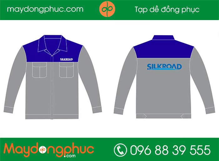 May áo bảo hộ Công ty Silkroad | May dong phuc bao ho