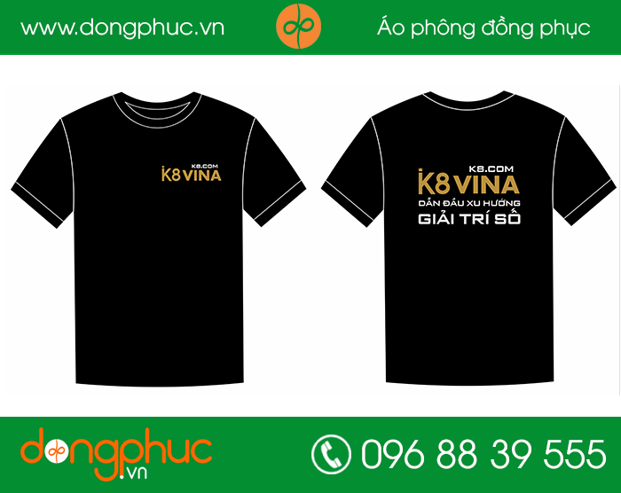 May đồng phục công ty Giải trí số K8 Vina | May dong phuc cong ty