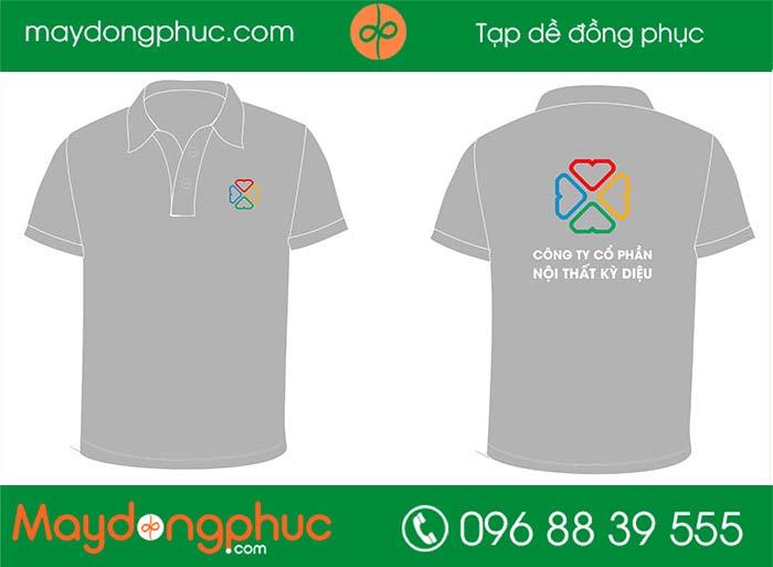 May áo công ty cổ phần nội thất Kỳ Diệu | May ao phong dong phuc