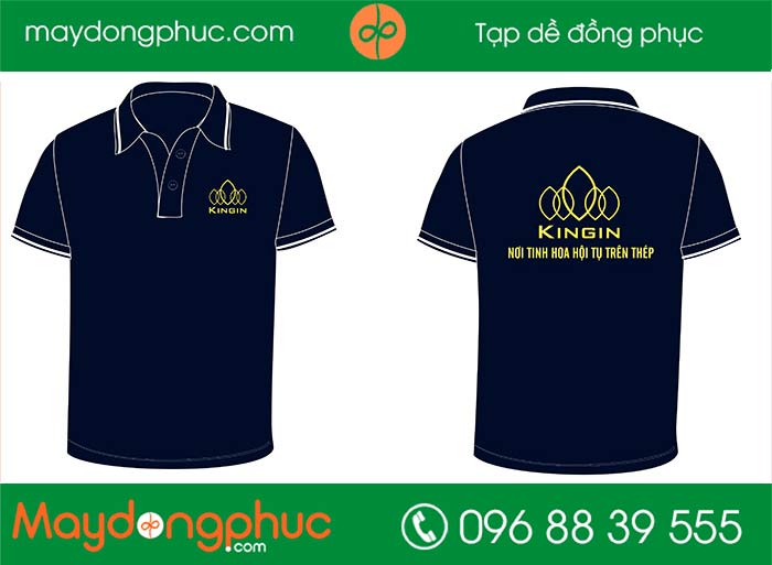 May áo phông công ty Kingin | May ao phong dong phuc
