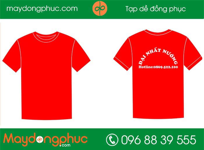 May áo phông cửa hàng Đại Nhất Nướng | May ao phong dong phuc