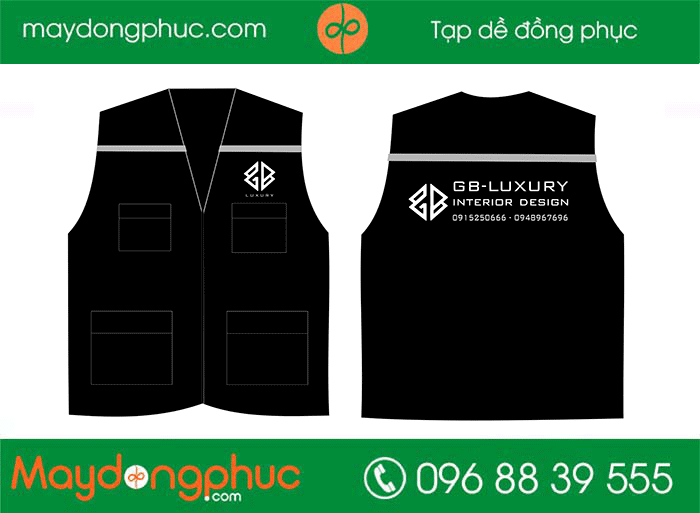 May áo gile đồng phục Công ty GB-Luxury | May ao gile dong phuc