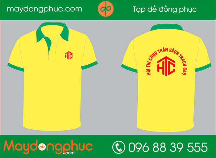 May áo Hội thi công trần vách thạch cao | May ao phong dong phuc