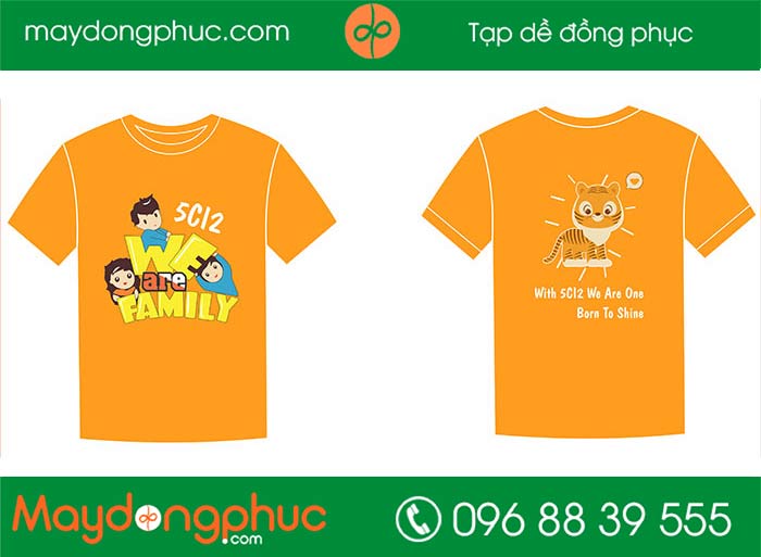 May áo lớp 5C12 | May ao phong dong phuc