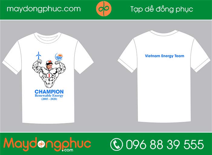 May áo phông nhóm Champion | May ao phong dong phuc