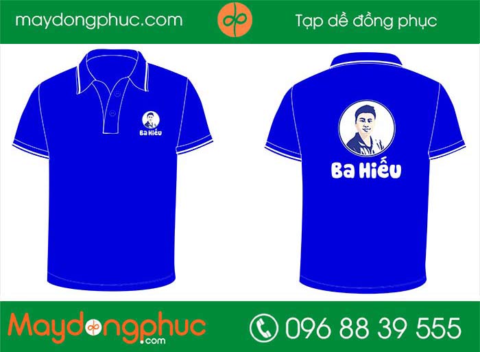 May áo phông chữ Ba Hiếu | May ao phong dong phuc