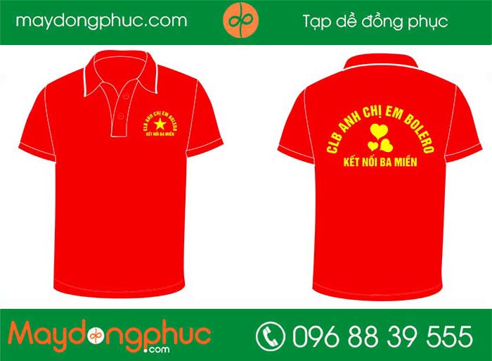 May áo phông CLB Anh chị em Bolero | May ao phong dong phuc