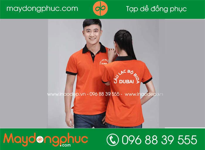 May áo phông câu lạc bộ Bida DuBai | May ao phong dong phuc