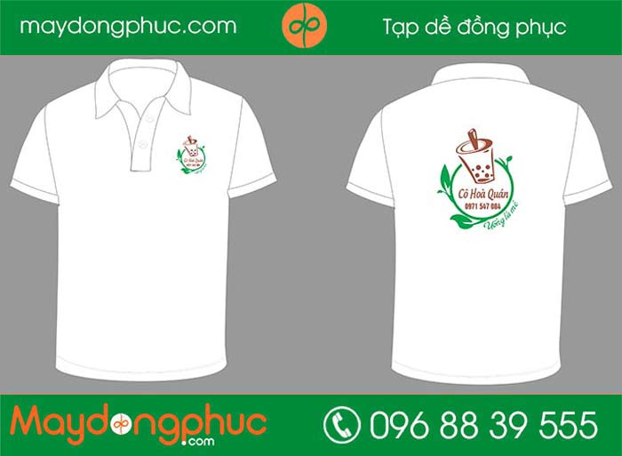 May áo phông Quán Cô Hòa | May ao phong dong phuc