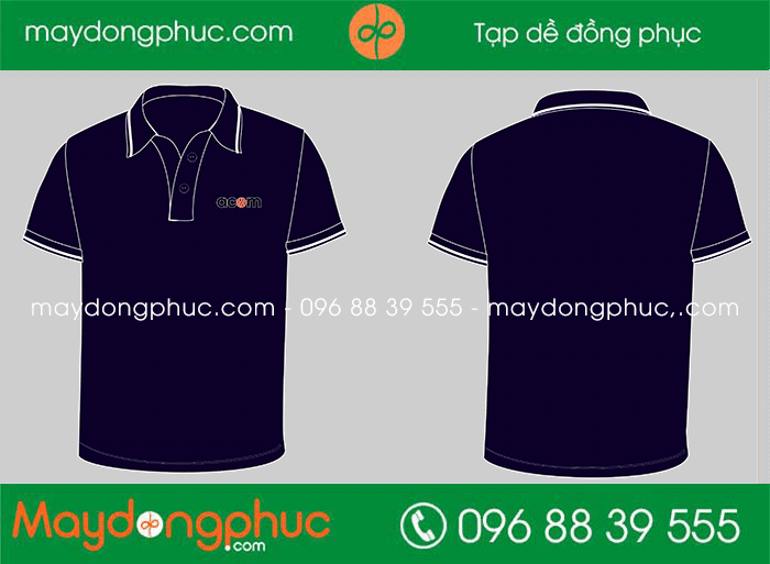 May áo phông Công ty Acom | May ao phong dong phuc