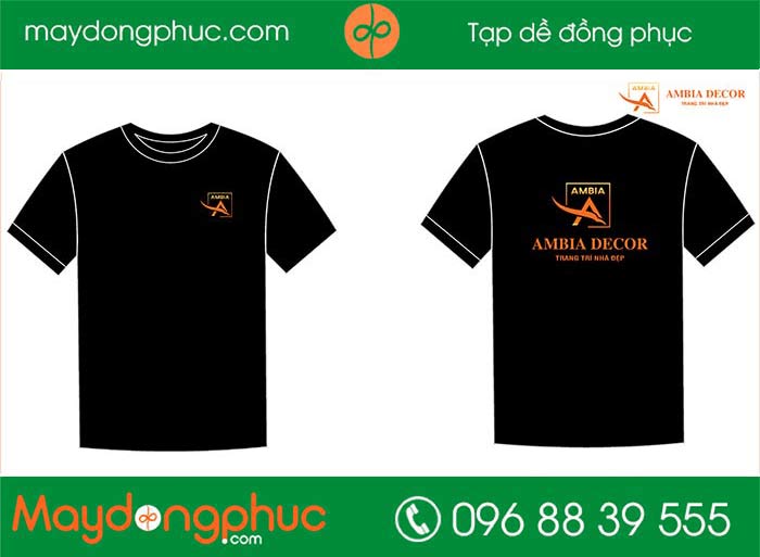 May áo phông công ty Ambia Decor | May ao phong dong phuc