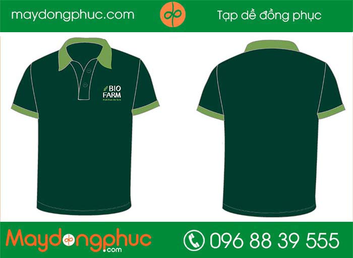 May áo phông công ty Bio Farm | May ao phong dong phuc