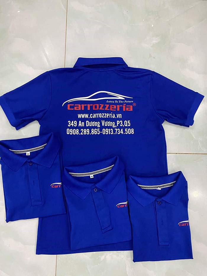 May áo phông Công ty Carrozzeria | May ao phong dong phuc
