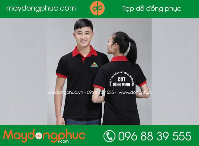 May áo phông công ty CP SX&TM CDT Bình Minh | May ao phong dong phuc