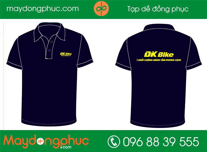 May áo phông công ty DK Bike | May ao phong dong phuc