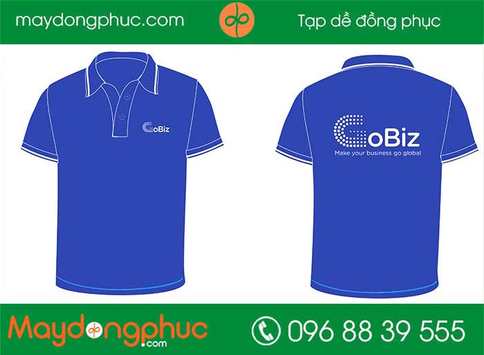 May áo phông đồng phục Công ty Gobiz | May ao phong dong phuc