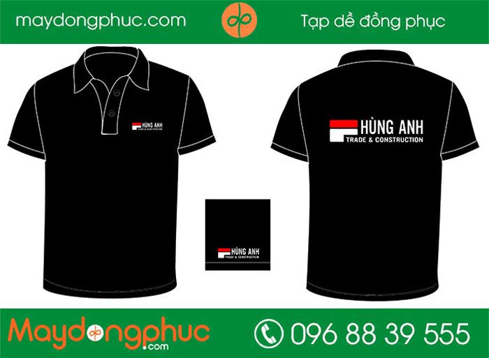 May áo phông công ty Hùng Anh | May ao phong dong phuc