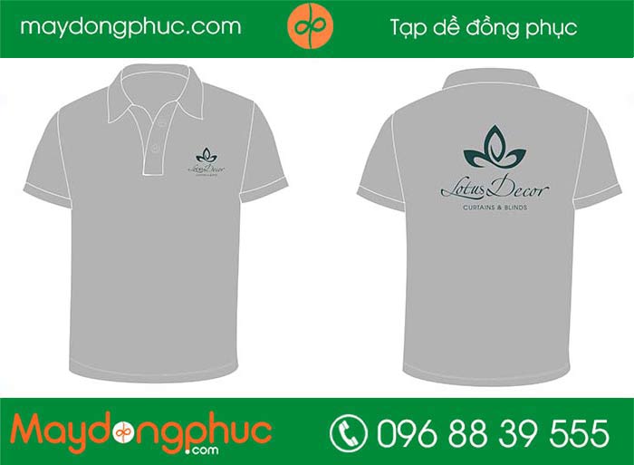 May áo phông Công ty Lotus Decor | May ao phong dong phuc