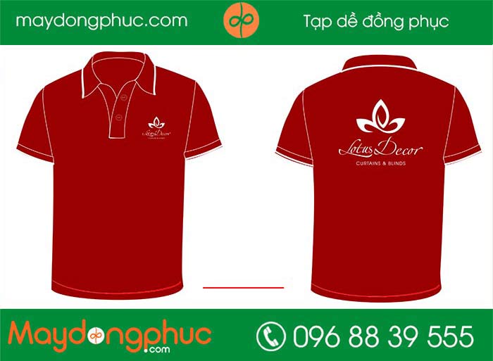 May áo phông Công ty Lotus Decor | May ao phong dong phuc