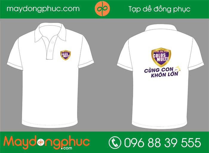 May áo phông công ty Mama Sữa non Colos Multi | May ao phong dong phuc