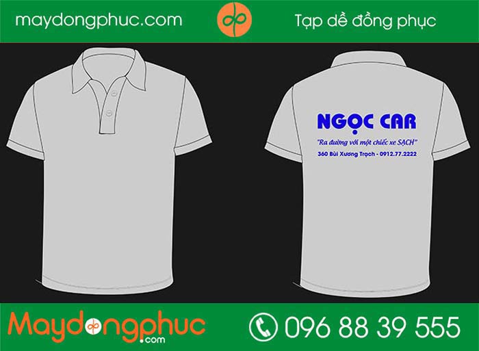 May áo phông công ty Ngọc Car | May ao phong dong phuc